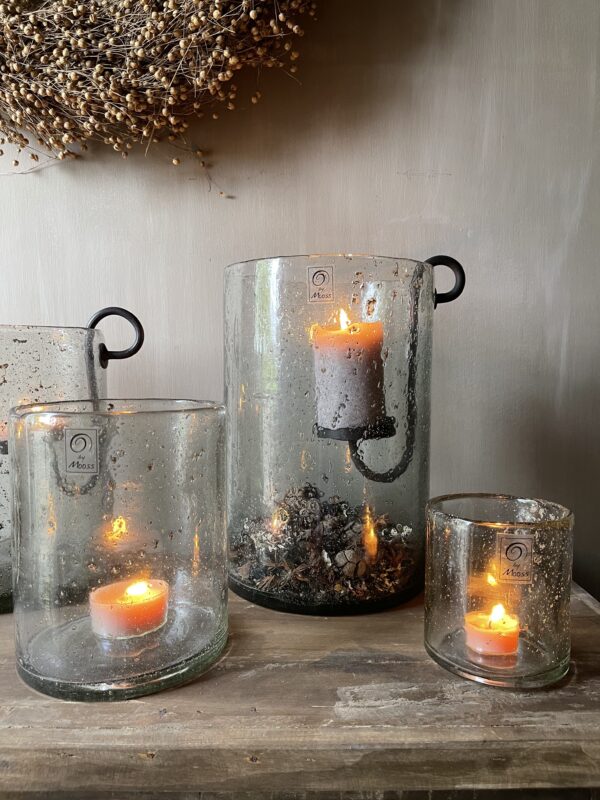 Windlicht Stone by Mooss  (10 x 11) - Afbeelding 4