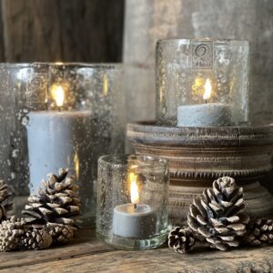 Windlicht Stone by Mooss Set Van 3
