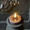 Mokka Led Wax JUMBO Waxinelichtjes (set van 2) - Afbeelding 5