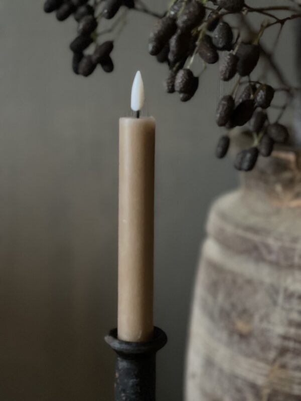 Caramel Led Wax Dinerkaars 15 cm (set van 2) - Afbeelding 4