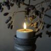 Zand Led Wax JUMBO Theelicht/ Waxinelichtje (Set van 2 stuks)