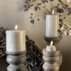 Zand Led Wax JUMBO Theelicht/ Waxinelichtje (Set van 2 stuks)