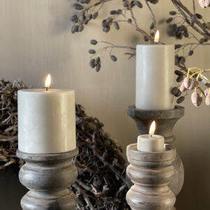Zand Led Wax JUMBO Theelicht/ Waxinelichtje (Set van 2 stuks)
