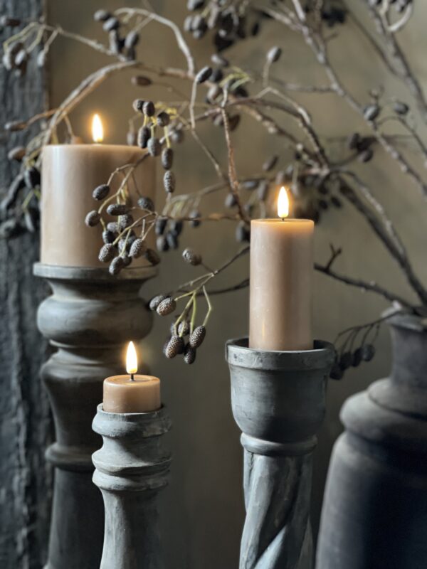 Caramel Led Wax JUMBO Theelicht/ Waxinelicht set van 2)