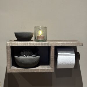 Wc Rolhouder Driftwood