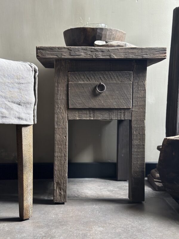 Klein Bijzettafeltje / Nachtkastje Driftwood Collectie - Afbeelding 4