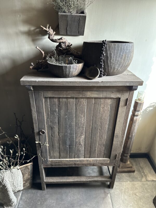 Eendeurskast JENONG Driftwood Collectie (Binnenkort weer op voorraad) - Afbeelding 4