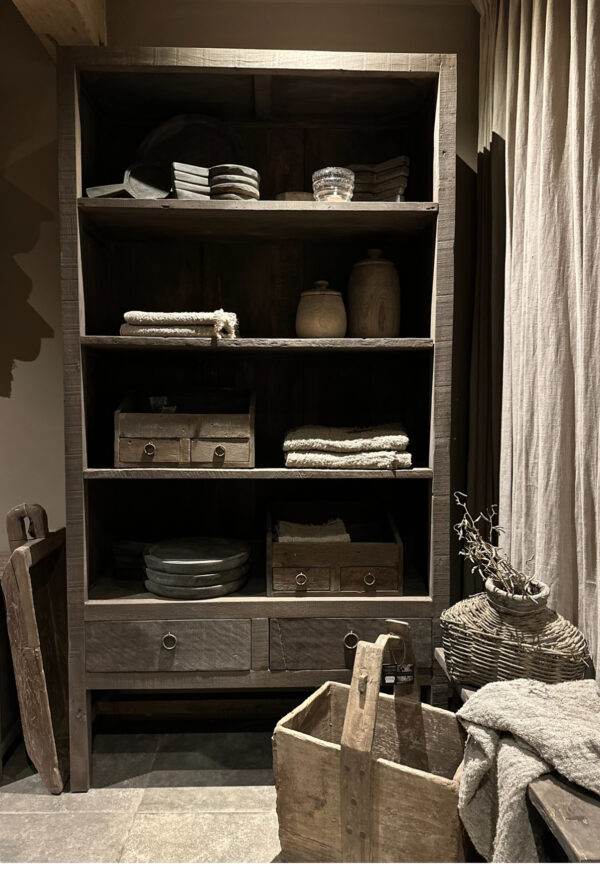 Boekenkast Met 2 Lades Driftwood Collectie - Afbeelding 2