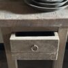 Klein Bijzettafeltje/ Nachtkastje Met Plank Driftwood Collectie - Afbeelding 5