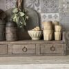 Oud Houten Gruttersbak Met Lades - Afbeelding 3