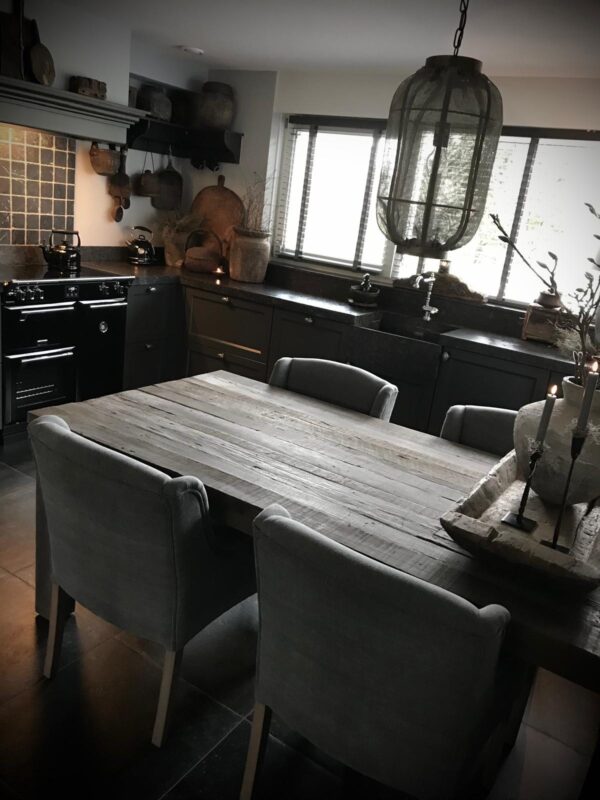 Tafel Blokpoot Driftwood Collectie (Op Bestelling leverbaar in verschillende afmetingen) - Afbeelding 3