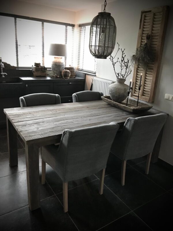 Tafel Blokpoot Driftwood Collectie (Op Bestelling leverbaar in verschillende afmetingen) - Afbeelding 4