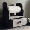 Keukenrol Houder Driftwood Met Lade - Afbeelding 6