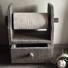 Keukenrol Houder Driftwood Met Lade - Afbeelding 4