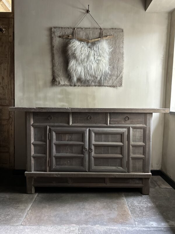 Dressoir BARI 2-Deurs/ 3 Lades Driftwood Collectie - Afbeelding 12