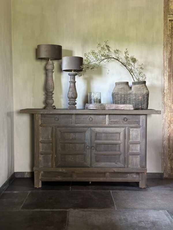 Dressoir BARI 2-Deurs/ 3 Lades Driftwood Collectie - Afbeelding 13