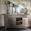 Dressoir BARI 2-Deurs/ 3 Lades Driftwood Collectie - Afbeelding 14