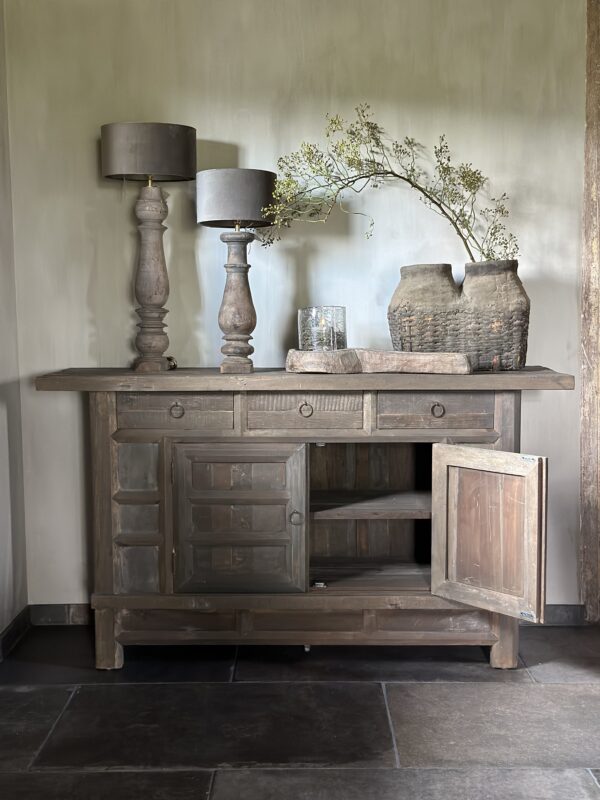 Dressoir BARI 2-Deurs/ 3 Lades Driftwood Collectie - Afbeelding 14