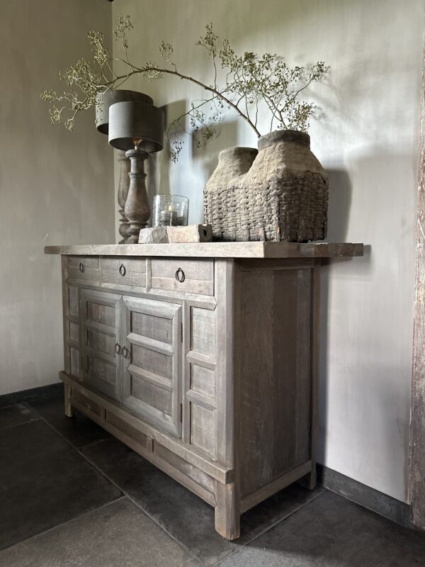 Dressoir BARI 2-Deurs/ 3 Lades Driftwood Collectie