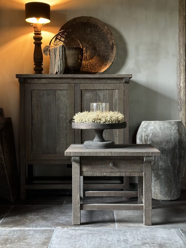 Bijzettafeltje JENONG Met Lade Driftwood Collectie - Afbeelding 6