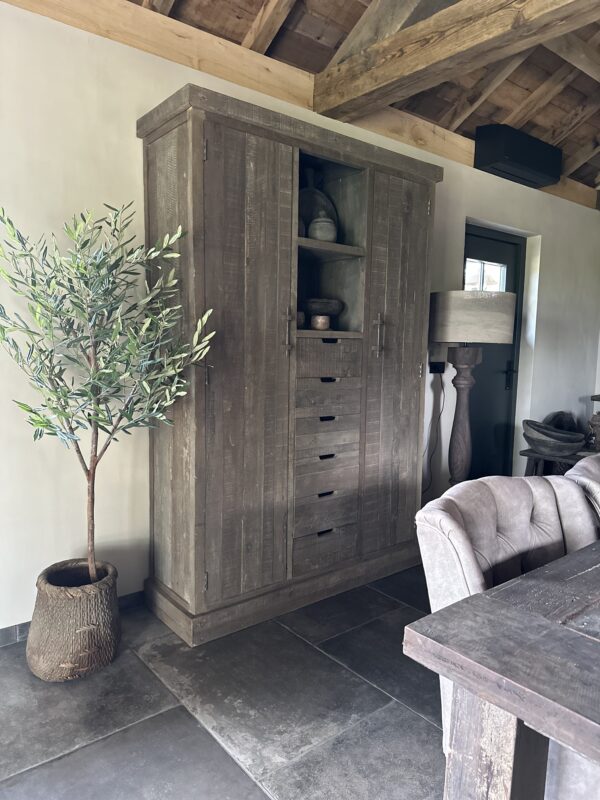 Opbergkast Bram XL 2-Deurs Driftwood Collectie