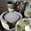 Onderzetters Vintage Grey 6 Stuks In Houder - Afbeelding 7