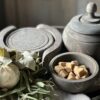 Onderzetters Vintage Grey 6 Stuks In Houder - Afbeelding 4