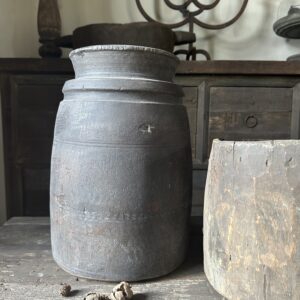 Sobere XL Oud Houten Kruik (A)