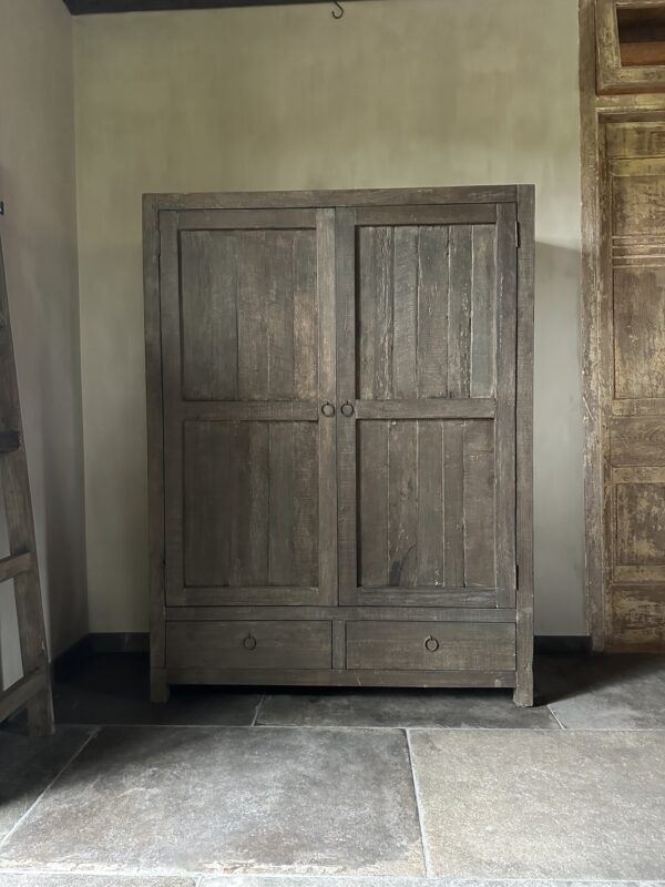 Kast 2-Deurs /2-Lades Driftwood - Afbeelding 6