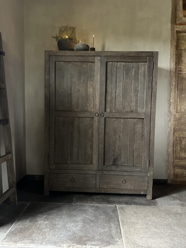 Kast 2-Deurs /2-Lades Driftwood - Afbeelding 3
