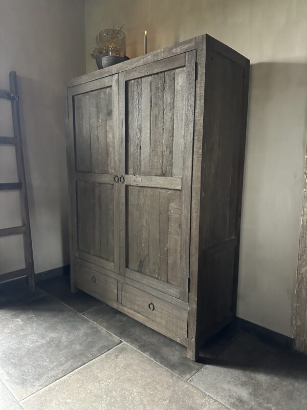 Kast 2-Deurs /2-Lades Driftwood - Afbeelding 5