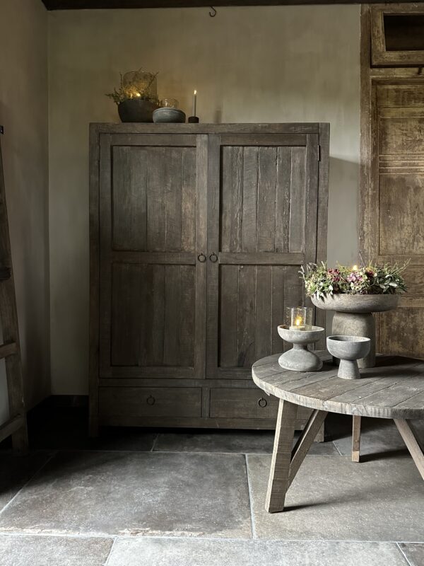 Kast 2-Deurs /2-Lades Driftwood - Afbeelding 7