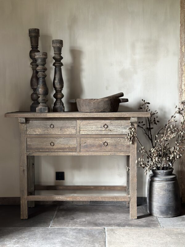 Sidetable JENONG 4-Lades Driftwood - Afbeelding 3