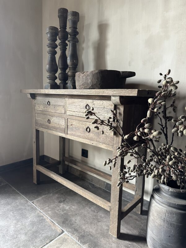 Sidetable JENONG 4-Lades Driftwood - Afbeelding 2