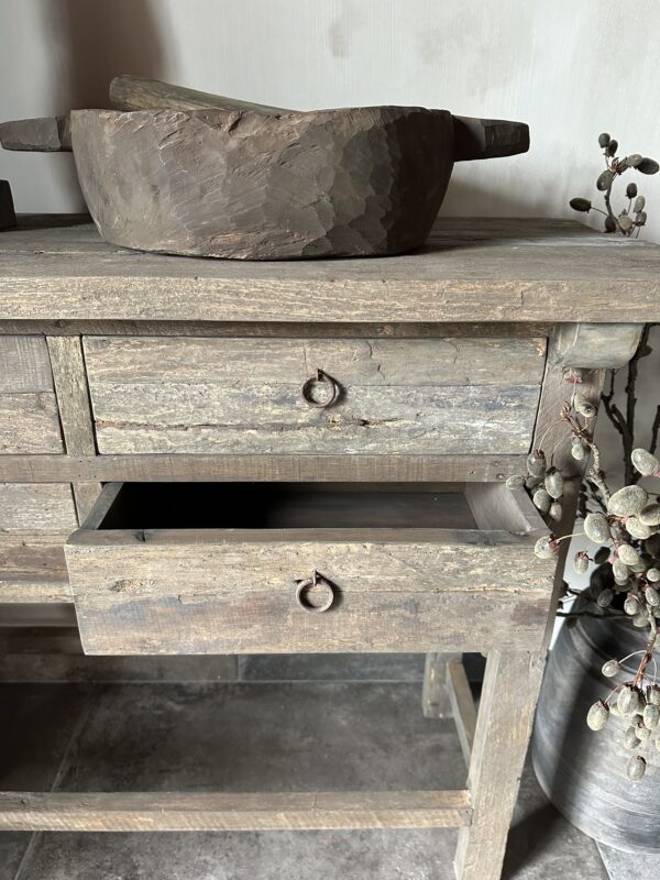 Sidetable JENONG 4-Lades Driftwood - Afbeelding 4