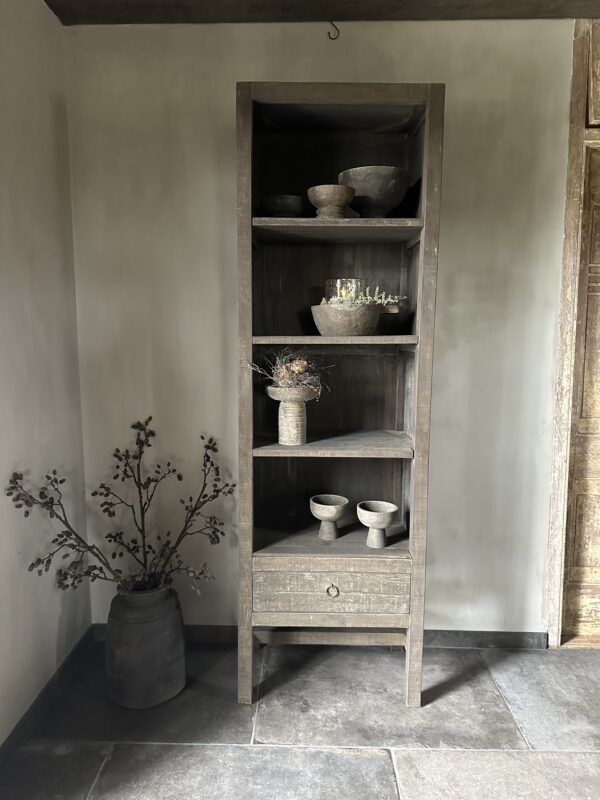 Hoge Kast Met Lade Driftwood - Afbeelding 5
