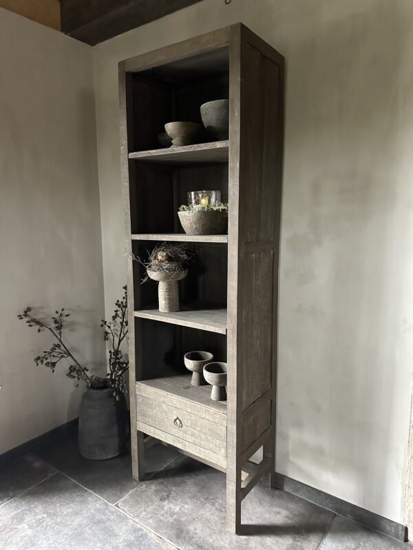 Hoge Kast Met Lade Driftwood - Afbeelding 6