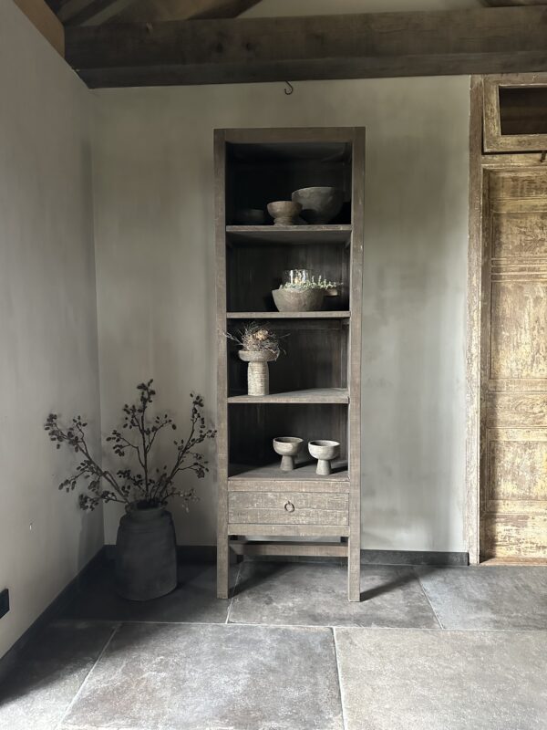 Hoge Kast Met Lade Driftwood - Afbeelding 2