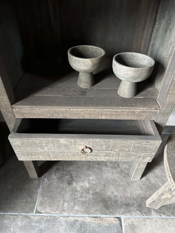 Hoge Kast Met Lade Driftwood - Afbeelding 3