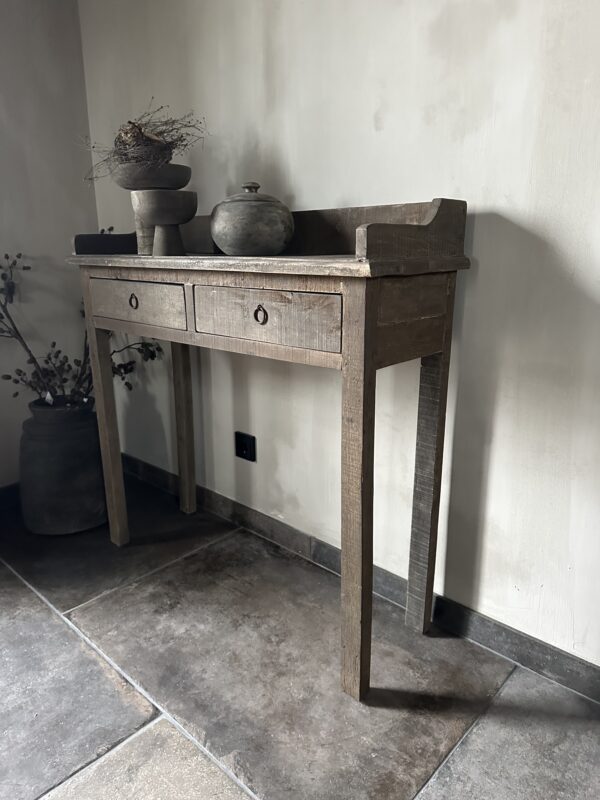 Smalle Hoge Sidetable Driftwood - Afbeelding 2