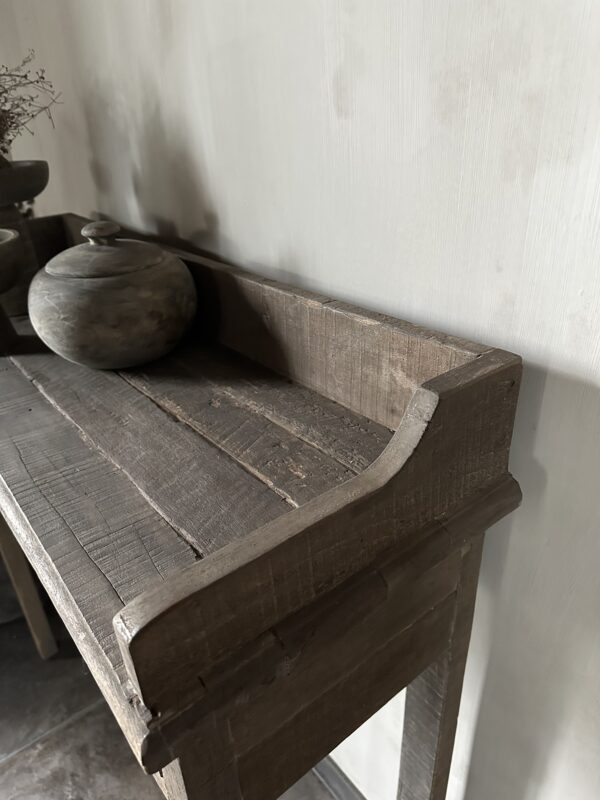 Smalle Hoge Sidetable Driftwood - Afbeelding 4