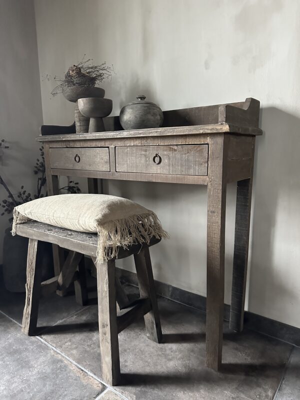 Smalle Hoge Sidetable Driftwood - Afbeelding 8