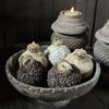 Bewerkte Houten Schaal Op Voet - Afbeelding 6