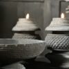 Bewerkte Houten Schaal Op Voet - Afbeelding 5