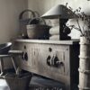 Tv Dressoir Driftwood 4-Deurs Schuifsluiting