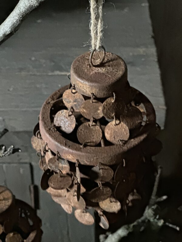 Roest Hanger Met Muntjes - Afbeelding 3