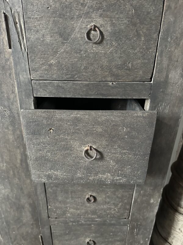 Oud Houten Barnwood Kast (Gereserveerd) - Afbeelding 6