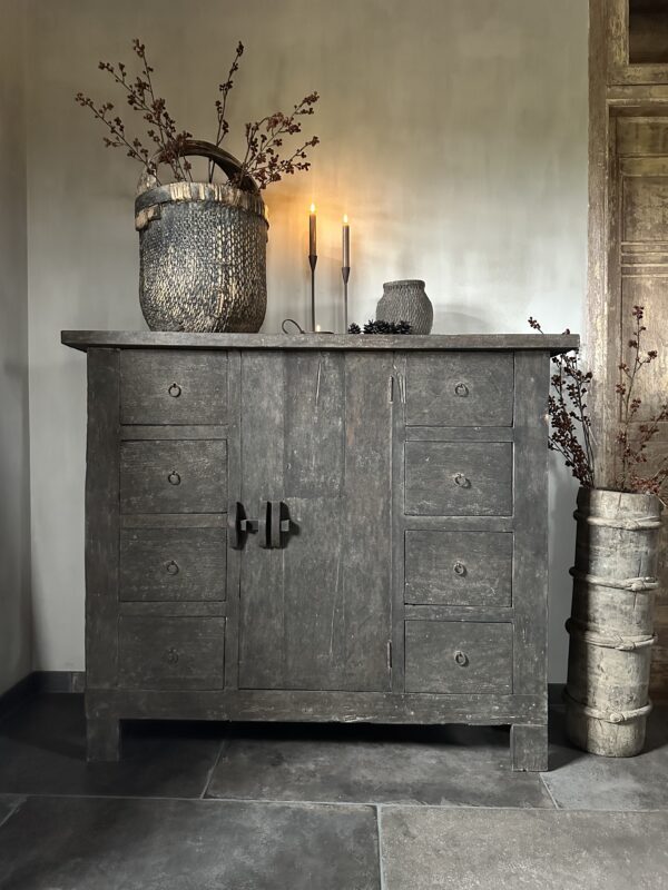 Oud Houten Barnwood Kast (Gereserveerd) - Afbeelding 8