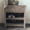 Sidetable Kota 2-Lades 80 cm Driftwood - Afbeelding 2