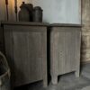 Set Van 2 Driftwood Nachtkastjes - Afbeelding 6